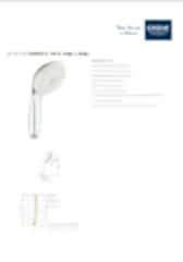 28421002 GROHE TEMPESTA 100 EL DUŞU 4 AKIŞLI