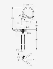 124975 -  Grohe Essence New Eviye Bataryası,Kırmızı
